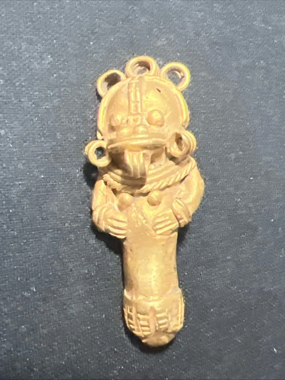 TUMBAGA Gold & Copper Alloy Zoomorphic Figurine/Pendant Columbian Art